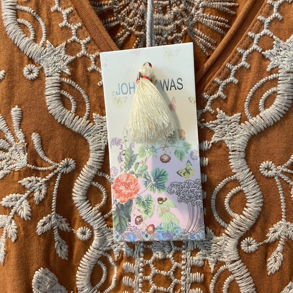 Johnny Was orange dress New with Tags - Picture 4 of 5